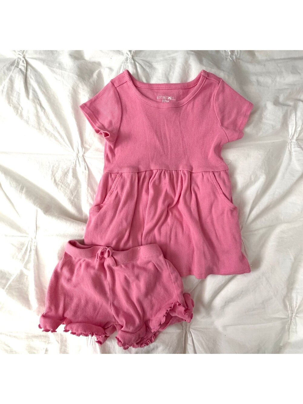 Garanimals Pink Ribbed Set